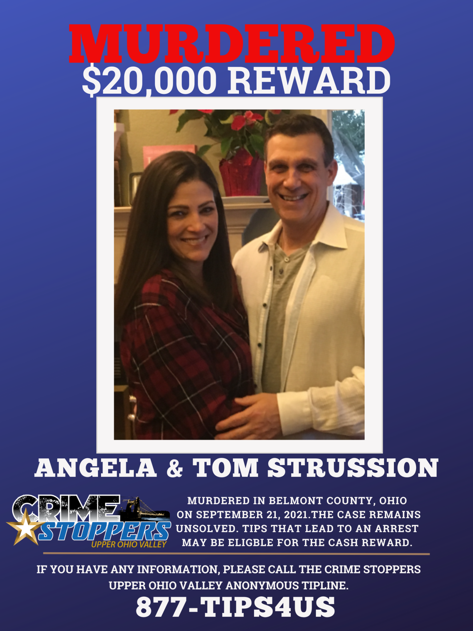 Vance County Recent Arrests Reward: Angela & Tom Strussion - Crime Stoppers Upper Ohio Valley